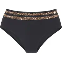 LASCANA Bikinitrusse 'Adele' beige / brun / sort