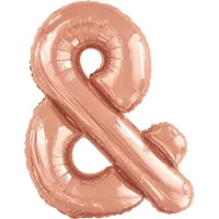 Amscan Folie ballonskilt & rose gold 71x86 cm