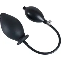 You2Toys TRUE BLACK INFLATABLE ANAL PLUG