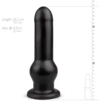 BUTTR - dildo med sugekop - sort