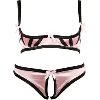 Cottelli Half-cup Bra Sæt Rose