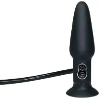 You2Toys True Black Vibrating Anal Plug