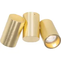 QAZQA Smart spotlight messing 2-lys justerbar inkl. 2 Wifi GU10 50mm - Michael