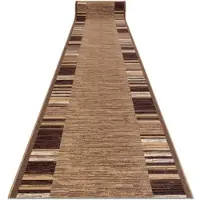 Rugsx Gummibelægning ADAGIO beige, szerokość 57cm 57x130 cm