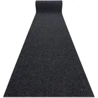 Rugsx Visker skridsikker 100 cm GIN 2057 liverpool ekstern, intern, gummibelagt - antracit 100x500 cm