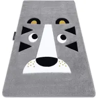 Rugsx Tæppe PETIT LION løve grå 180x270 cm