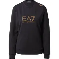 EA7 EA7til kvinder. 8NTM45_TJ9RZ Evolution sweatshirt sort (XS), Casual, Polyester, Lange ærmer