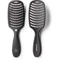 HH Simonsen Hårbørste - Air Brush - Black - - OneSize - Hårbørste