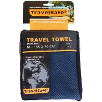 Travelsafe Traveltowel Microfiber M, blå