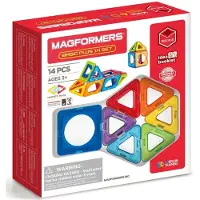 Magformers Selegames : elementære geometriske figurer 14 stk., 3 År
