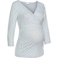 LASCANA Pyjamas grå / hvid