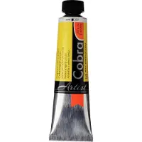 Cobra Artist vandblandbar oliefarve tube Cadmium Yellow Lemon 207