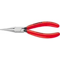 Knipex 32 11 135, Nåletang, 1,5 mm, 3,4 cm, Stål, Plast, Rød