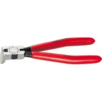 Knipex 72 21 160, Diagonal tang, Krom-vanadium-stål, Plast, Rød, 160 mm, 165 g