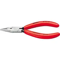 Knipex 37 31 125, Nåletang, 1,6 mm, 2,7 cm, Stål, Plast, Rød