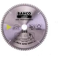 Bahco Trapezformet Serrerede 96 Tænder Cementeret Karbid Tippet Cirkelsavklinge 300 Mm