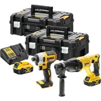 DeWalt DCK2023M2T, 1500 rpm, 2,2 cm, 2,2 cm, 2,3 kg, Batteri, 2 stk