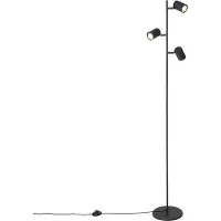 QAZQA Smart gulvlampe sort 3-lys inkl. 3 Wifi GU10 50mm - Jeana