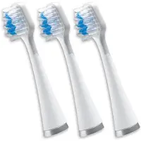 Water Pik Triple Sonic Tooth Brush Heads Replacement Complete Care Strb-3ww 3 Count (Pack of 1) White