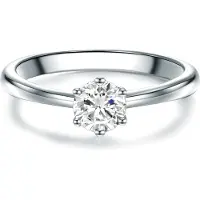Trilani Ring sølv / transparent