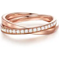 Glanzstücke Ring rosa guld