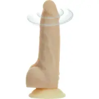 Addiction Naked Addiction Roterende Vibrerende Dong med Fjernbetjening 18 cm Vanilla