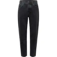 Carhartt WIP - Bukser - Newel Pant Denim Black Stone Washed til UnisexBomuld - Størrelse 36 US - Sort