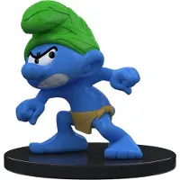 Diverse The Smurfs Resin Wild Smurf Figur