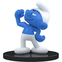 Diverse The Smurfs Resin Smurf Hefti Figur
