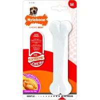 Nylabone Power Chew -aromatiseret holdbart tyggelegetøj til hunde - hundelegetøj til aggressive tyggere - uforglemmelige hundeben til medium hund