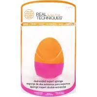 Real Techniques Dual-Ended Expert Sponge Makeupsvamp 1 stk.
