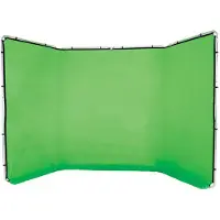 Lastolite Tlo Panoramic Chromakey Green 4m uden ramme