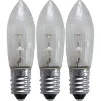 Star Trading LED pære E10 universal 0,2W 3-pakning