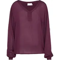 Kaffe Bluse 'Amber' burgunder