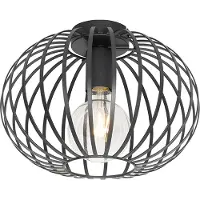 QAZQA Design loftslampe sort 30 cm - Johanna