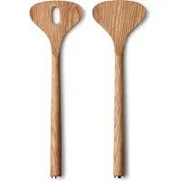 Georg Jensen Alfredo salatbestik egetræ 28 cm