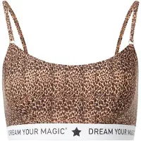 Magic bodyfashion BH 'Dream Your MAGIC' brun / lysebrun / sort / hvid