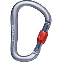 Black Diamond - Karabiner klatring - Rocklock Screwgate Carabiner Grey til Unisex - Grå