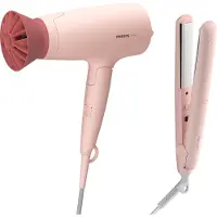 Philips Bhp398/00 Og Glattejern Hårtørrer 1600w