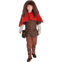 Mask World Ronja Røverdatter Børnekostume (Str. 122-128)
