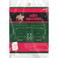 Amscan craps festbord d?kning 37 " x 6 '1 stykke gr?n