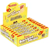 24hShop Banana Skids-bolsjer 60 stk (1 æske)