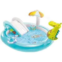 Intex Alligator Legepool, 160L, 201x170x84cm