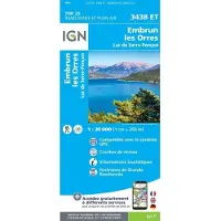 IGN - Embrun - les Orres - Lac de Serre-Poncon 3438ET til Unisex