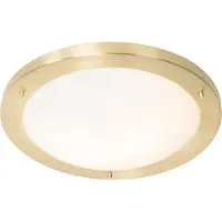 QAZQA Moderne loftslampe guld 41 cm IP44 - Yuma