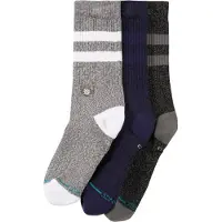 Stance - Sokker - The Joven 3 Pack Grey til UnisexBomuld - Størrelse 38-42 - Grå