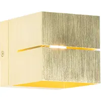 QAZQA Moderne væglampe guld 9,7 cm - Transfer Groove