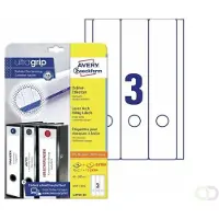 Avery L4759 - Hvid - 61 x 297 mm 75 stk. (25 ark x 3) etiketter til filmapper
