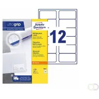 Avery Zweckform Universaletiketter 67,7x70 mm hvid med Ultragrip - (100 ark x 12 stk.)