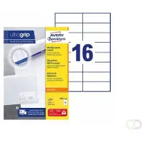 Avery-Zweckform - Hvid - 105 x 37 mm 1600 etikette(r) (100 ark x 16) etiketter til flere formål